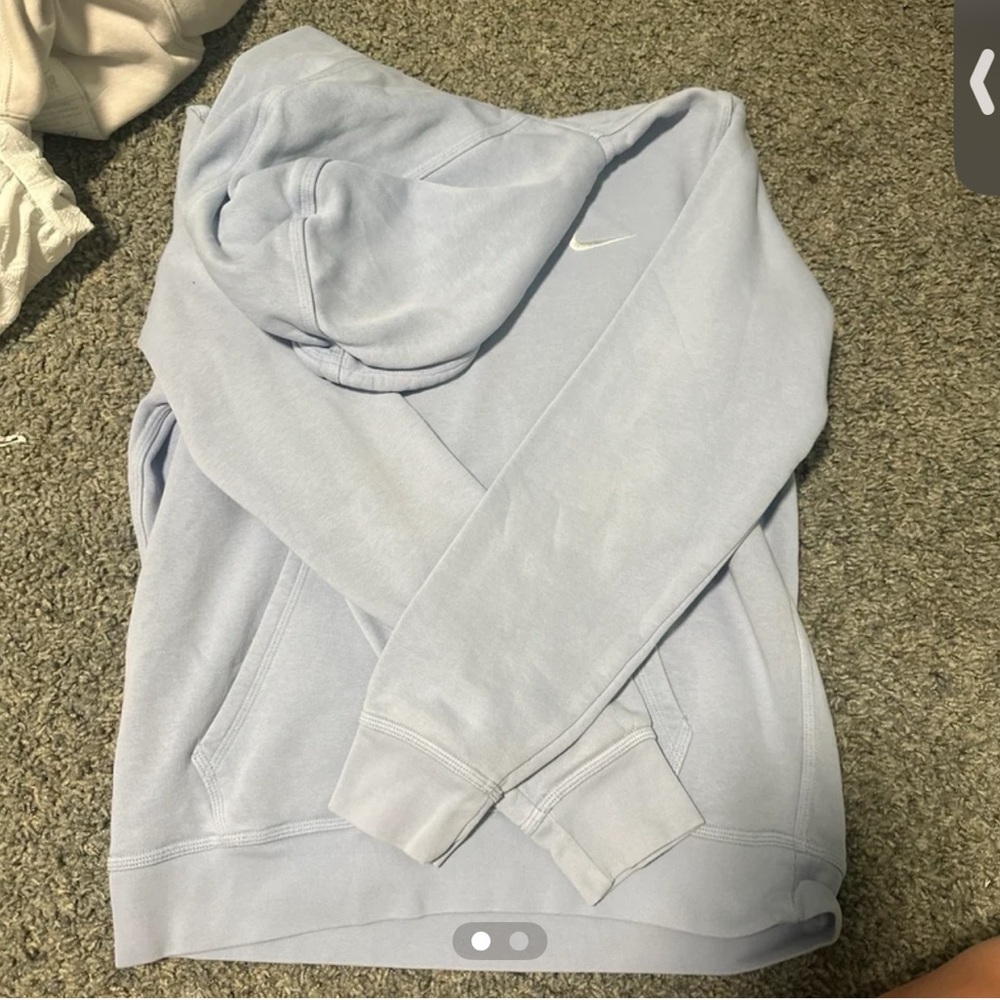 Nike Women's Light Blue Hoodie